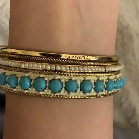 Juicy Couture gold bangles - Picture 3 of 4